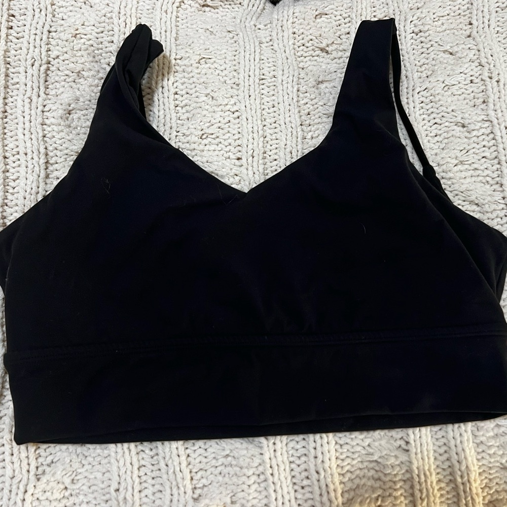 BuffBunny Black Sports Bra